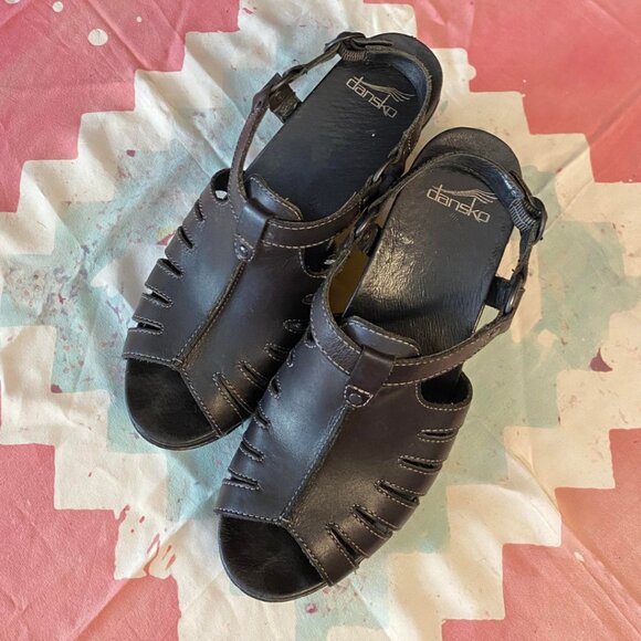 Dansko Randa Leather Clog Sandal sz39 - Picture 3 of 5